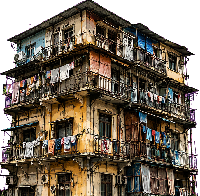 Mumbai chawl building