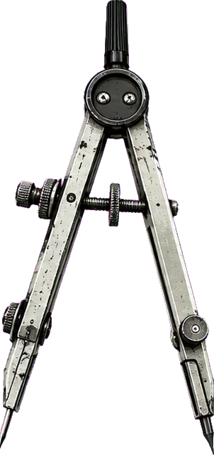 Drafting compass